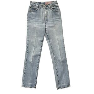 Vintage Levis 501 Womens Wash Em Hot Tag Light Wash Jeans 26501-0116 24x29